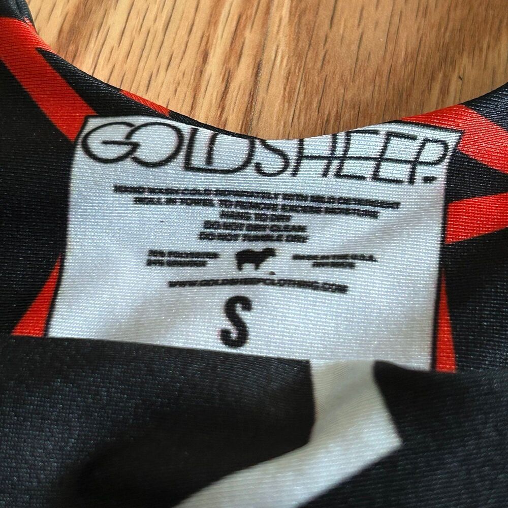 Stars Sports Bra - sz Sm - Goldsheep - Picture 3 of 5